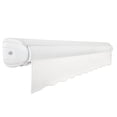 thumbnail image 6 of Awntech 8 Ft Key West Manual Heavy Duty Patio Retractable Awning with Cassette (96in x 9.38in x 78in), White, 6 of 6