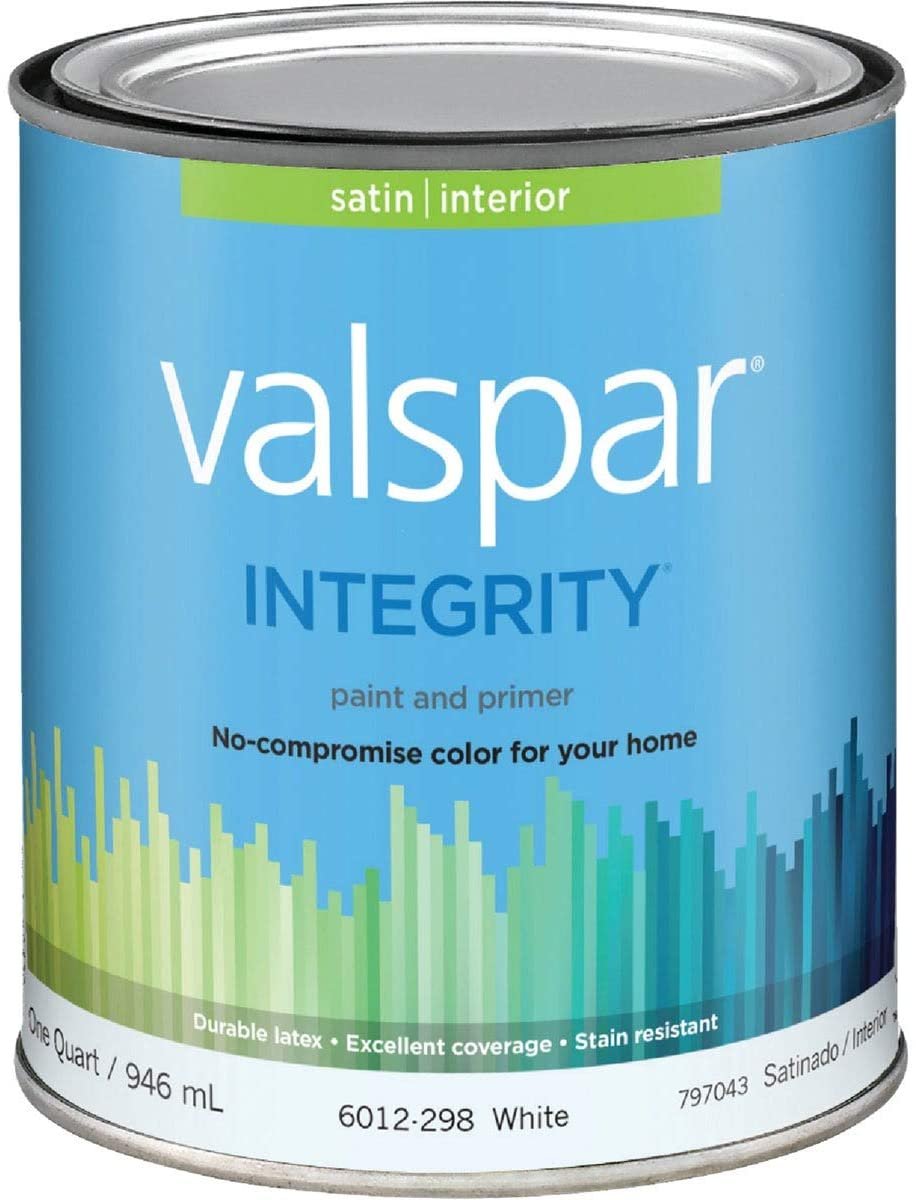 Valspar Integrity Latex Paint And Primer Satin Interior Wall Paint