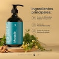 thumbnail image 4 of Aceite Corporal Para Masaje Relajante | 800 ml | Masaje Muscular | Más de 99% de Ingredientes Naturales | Muscle Massage Oil | B Life., 4 of 6