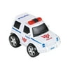 Rhode Island Novelty Rev Up And Go Friction 4" White Police Car Toy Vehicle