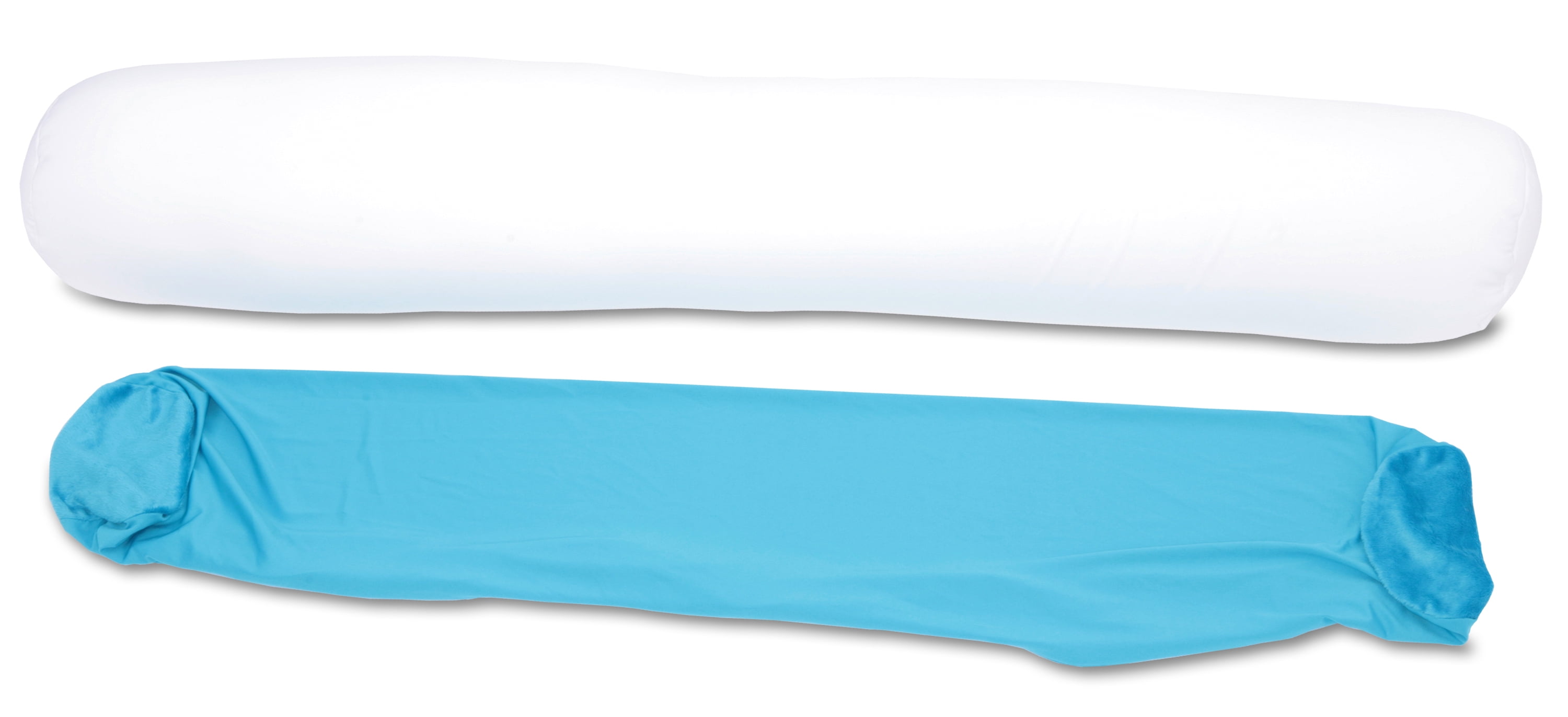 Cover For Microbead Body Pillow - Spandex (15%) / Nylon (85%) Blend - Hypoallergenic - Pillow Cover, Teal