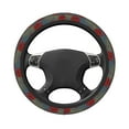 thumbnail image 3 of Gaeub Ladybug Breathable Stretch Elastic Steering Wheel Cover, Cool in Summer and Warm in Winter, Universal 15 inch, 3 of 8