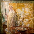 thumbnail image 3 of Hassam, Childe 12x12 Black Modern Framed Museum Art Print Titled - Tanagra, 3 of 5
