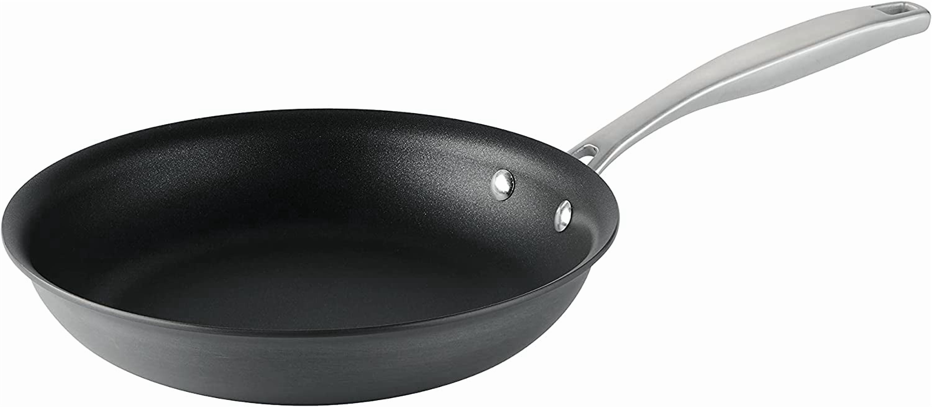 OnyxPro Hard Anodized Non Stick 2-Pack Frying Pans, 10 and 12-Inch Skillet Set with Reinforced Nonstick Coating, Oven Safe