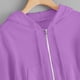 thumbnail image 5 of ICHUANYI Clearance Women's Zip Up Hoodies Sweatshirts Clothes Teen Girl Fall Casual Drawstring Jackets With Pockets Overcoat(Purple, XXL) ICHUANYI WER2023081201128, 5 of 5