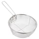 thumbnail image 3 of 1 UNID práctico de acero inoxidable plegable freír cesta titular de la fritura gadget de cocina, 3 of 7