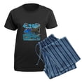 thumbnail image 5 of CafePress - THESE WATERS Pajamas - Women's Short Sleeve Print T-Shirt and Pants Dark Cotton Pajama Set, 5 of 7