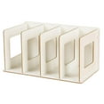 thumbnail image 1 of Estantería de madera para escritorio, moderna y sencilla, organizador de mesa para escritorio, hogar, dormitorio. Blanco, 1 of 9