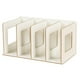 thumbnail image 1 of Estantería de madera para escritorio, moderna y sencilla, organizador de mesa para escritorio, hogar, dormitorio. Blanco, 1 of 9