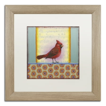 227 Matt - Trademark Fine Art 'Small Bird 227' Matted Framed Art by Rachel Paxton