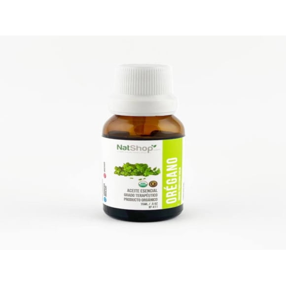 ACEITE ESCENCIAL DE ORÉGANO, 100% ORGÁNICO Natshop ACEITE ESCENCIAL DE ORÉGANO, 100% ORGÁNICO