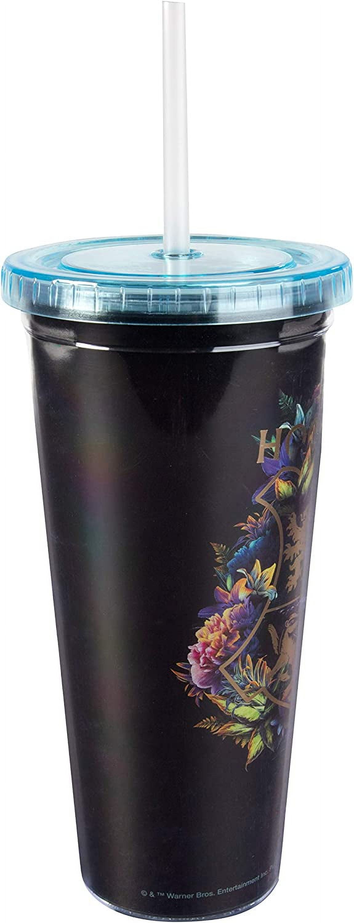 Underground Toys Harry Potter Chibi Travel Cup with Straw - Acrylic Tumbler  with Cute Chibi Character Design - 22 oz 