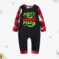 thumbnail image 4 of Pijamas Navideñas Conjunto de 2 piezas a juego Ropa de dormir navideña a cuadros Ropa de hogar para padres e hijos Ygjytge Negro*T 0-6 M*Bebé Única para Unisex, 4 of 6