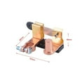 thumbnail image 3 of Battery Quick Disconnect, Automotive Battery, Car Battery Terminal, Battery Terminal Connectors, Positive Battery Terminal, Copper Plated Contacts, Black insulated Base, 2 in, 3 of 5