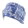 thumbnail image 2 of Foulard de Tête Chimio Cancer 6 Couleurs Turban Bonnet pour Femmes Bleu, 2 of 7