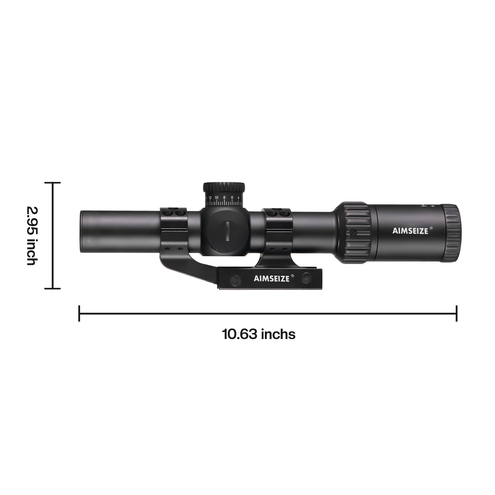 Hunting Scope 4.5-14X40/4.5-14X50, Black Aluminum Alloy Body, Green Lenses, Quick Aiming Grid