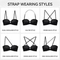 thumbnail image 5 of Strapless Push up Bra, JIANLAI Strapless Convertible Push Up Bra, Removable Strap Underwire Support Bra, Non Slip Deep Plunge Everyday & Formal Bra, 5 of 6