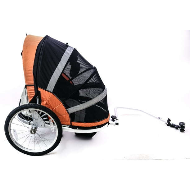 Avenir Dome Dual 2 Child Pull Behind Bike Trailer Alloy 20" 26lbs NEW
