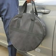 thumbnail image 2 of Electric Vehicles Battery Cable Bag Ev Car Charger Storage Round Bags Oxford Rechargeable Guns Storage Organizer For Auto, 2 of 7