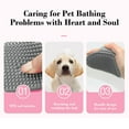 thumbnail image 6 of Silicone Grooming Strap Pad for Cats, Cat Self Groomer for Indoor Cats, Wall Mounted Silicone Self Grooming Cat Brush, Cat Face Scratchers, Cat Rubbing Post 1PC Pink, 6 of 9