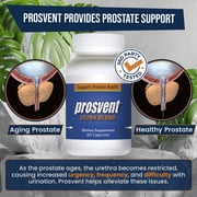 Prosvent Ultra Blend Advanced Prostate Support Natural Supplement Ease Urinary Frequency & Urgency (60 Count)