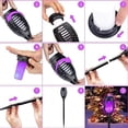 thumbnail image 4 of 8Pack Halloween Decorations Outdoor, Halloween Solar Lights with Purple Flame for Yard Decor, Waterproof Solar Garden Lights for Outside Decor, LED Flame Torches for Pathway Yard Decorations Outdoor, 4 of 5