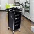 thumbnail image 4 of LYUMO 6 Layers Multi-Functional Hair Salon Tool Storage Cart Trolley with Universal Wheels,Storage Trolley,Hair Salon Trolley, 4 of 9