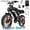 V30 PRO MAX BK 1222, variant on 3000W(Peak) Motor MOVCAN V30 Pro Max Electric Bike for Adults,,20" Fat Tire Ebike, 37.5MPH 100 Miles, 48V 31.2Ah Dual Battery Motorcycle Ebike for Off-roading