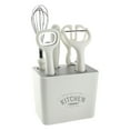 thumbnail image 2 of Kitchen Tool Set with Stand - 5-Piece Kitchen Gadgets Including Scissors, Paring Knife, Whisk, Bottle Opener, and Peeler for Meal Prep, 2 of 9