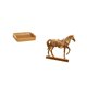 thumbnail image 5 of Cestas de almacenamiento,Cestas de almacenamiento de cocina tejidas con asas hechas a mano,Estatuas de caballos,Estatuas de caballos Figura de caballo Figura de caballo,Escultura de caballo, 5 of 8