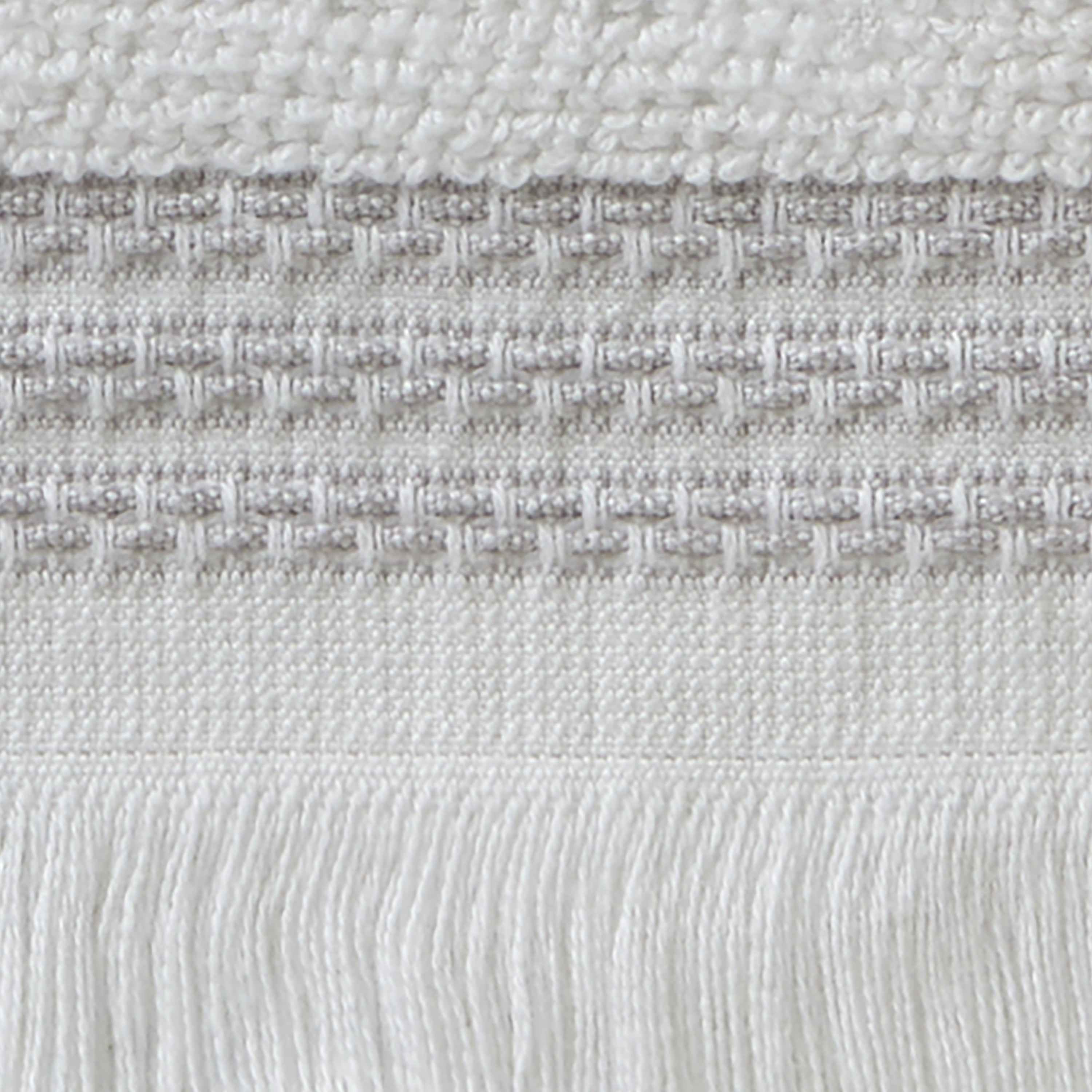 SKL Home Casual Monogram Cotton Hand Towels (2-Pack), "K", White