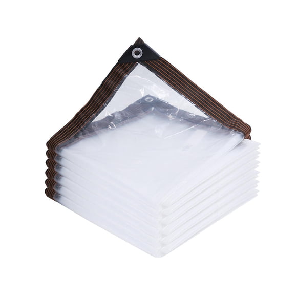 Lona transparente Lona transparente Fácil instalación Resistente al polvo Impermeable Multiusos 400cm x 400cm