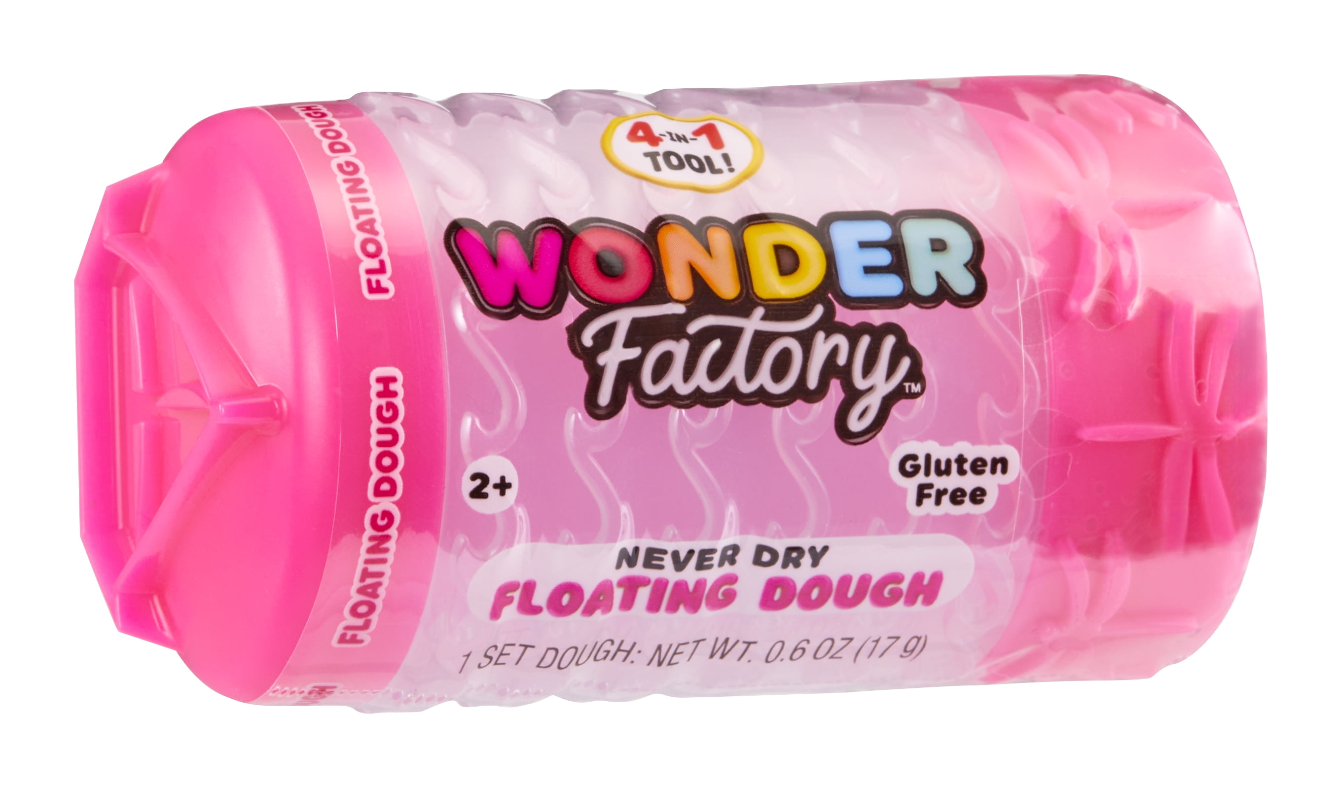 Wonder Factory Never Dry Floating Dough Single – Never Dries Out, Gluten Free, Floats