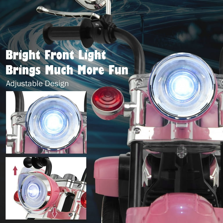 Costway Kids Ride on Chopper Motorcycle, 6V Battery, 3 Wheel