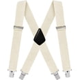 thumbnail image 1 of JUNWELL HL Pantalon à Bretelles pour Hommes avec Bretelles Solides 2 Pouces de Large 4 Clips Robustes pour Hommes X Bretelles Réglables, 1 of 4