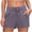 Gray, variant on WMTBSRSW Shorts for Women Trendy 2024 Summer Beach Drawstring Shorts Lightweight Loose Vacation Trendy Lounge Clothes with Pockets