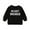 Black, variant on Toddler Girls Boys Autumn Casual Pullover 12 18 24M 3 4 5T Long Sleeve O Neck Letter Print Sweatshirt