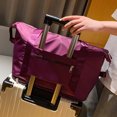 thumbnail image 4 of Mochila Bolsa de lona Bolsa de entrenamiento de fitness plegable multifunción para mujer (Borgoña) Ndcxsfigh Para Estrenar, 4 of 8