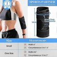 thumbnail image 5 of Cubital Tunnel Syndrome Support Brace for Night Immobilization, Ulnar Nerve Protection, Medium Size, Black Color, 5 of 5