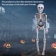 thumbnail image 4 of Esqueleto colgante ANGGREK de plástico para interiores Halloween, 4 of 8