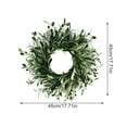 thumbnail image 3 of Olive Fruit Wreath Porch Decoration Front Door Outdoor Hanging Wreath Decor 45cm/17.72 Inch, 3 of 7