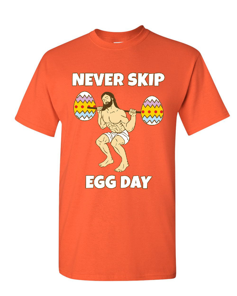 Hunt Never Skip Egg Day T-Shirt Funny Easter Jesus Crossfit Mens Shirt, Military Green, - Walmart.com
