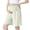 Z1-Beige-frostluinai pajamas shorts, variant on Maternity Linerless Shorts 4" Pockets Comfy Yoga Casual Workout Womens Pregnancy Over The Belly Shorts Adjustable Waist Soft Touch Trousers