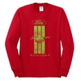 thumbnail image 2 of Green Striped Ford Mustang | Mens Cars and Trucks Long Sleeve T-Shirt, Red, X-Large, 2 of 3