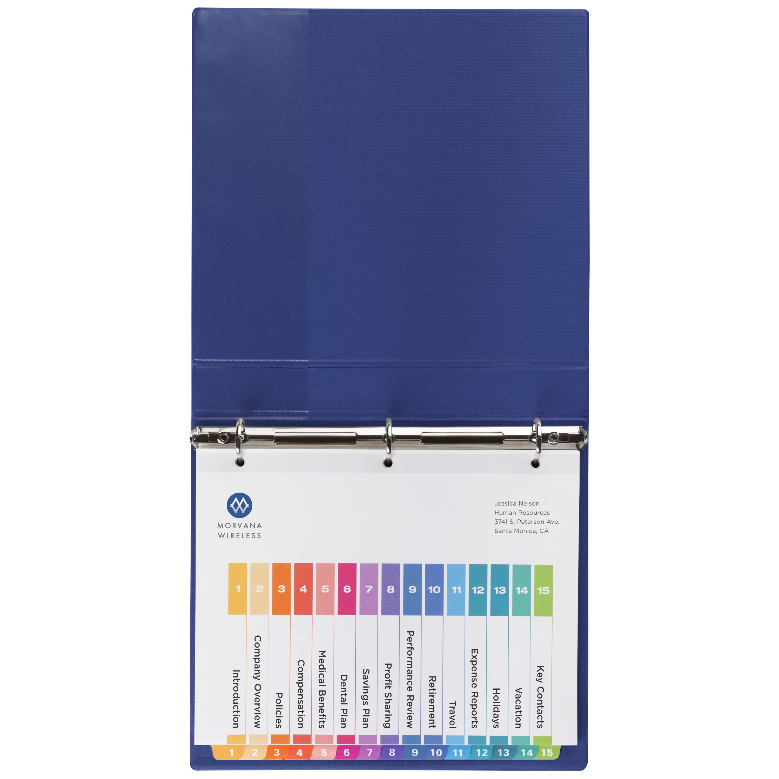 Avery Dividers, 15 Tabs, Ready Index, (3 Sets of 11074)