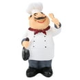thumbnail image 3 of Miniature Chef Decoration,American Vintage Country Happy Chef Statue Chef Table Decor Sleek Aesthetic, 3 of 5