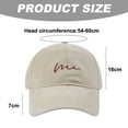 thumbnail image 2 of Gorra de béisbol ajustable de 54 a 60 cm, circunferencia de cabeza grande, gorra para hombre y mujer, gorra deportiva con protección solar, 2 of 5