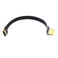 thumbnail image 5 of Kework Fpv Cable Hdmi 20 Cm Fpv Hdmi Cable Plano Delgado 90 Grados Hacia Arriba Interfaz Hdmi Macho Estándar A Interfaz Hdmi Macho Estándar Para Red Bmcc Fs7 C300 (Único Hacia Arriba), 5 of 5