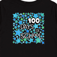 thumbnail image 4 of Inktastic 100 Days of School Stars in Blue Boys or Girls Long Sleeve Toddler T-Shirt, 4 of 5