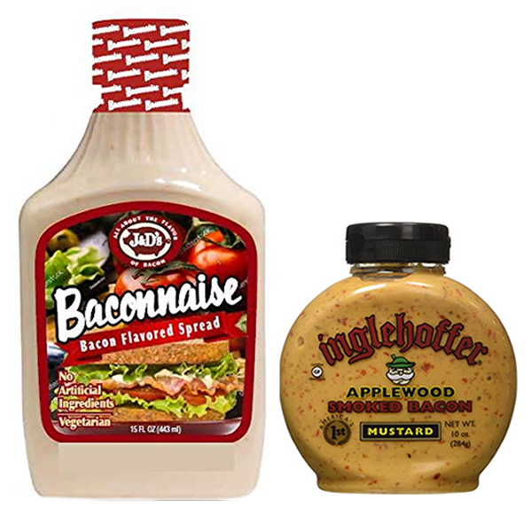 Baconnaise & Bacon Mustard Sampler (2pc Gift Set) Bacon Mayonnaise